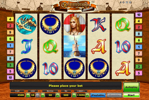 Колумбус Делюкс игровой автомат. 