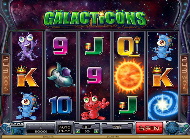Galacticons игровой автомат.